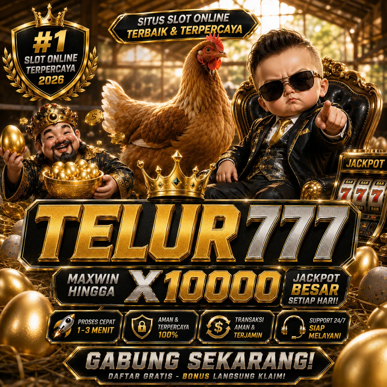 TELUR777Banner
